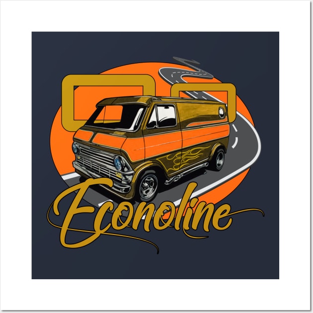 Ford Econoline Wall Art by sagitarius